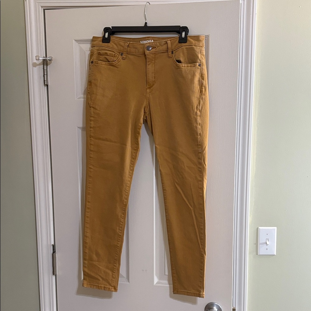 Sonoma Golden Yellow Skinny Fit Jeans Size 12R